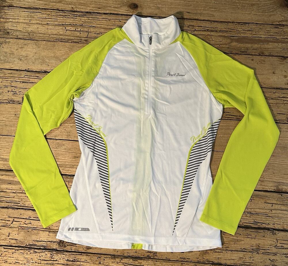 Pearl Izumi Jersey Yellow/White Size L Women NWOT